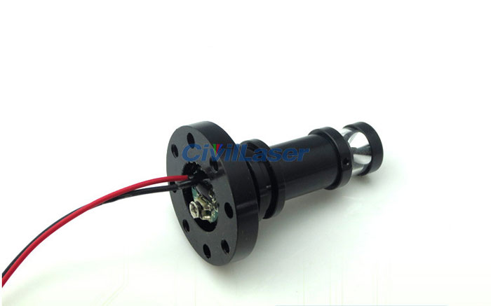 360º Omnibearing HD Laser Module 635nm 20mW Red Line 24mm*36mm